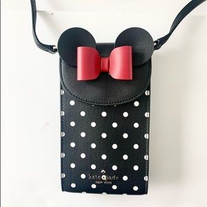 NEW Kate Spade Disney Minnie Mouse purse/wallet/phone case.